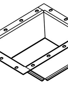Outlet 200x200 galv. bucket elevator SK50 M&M